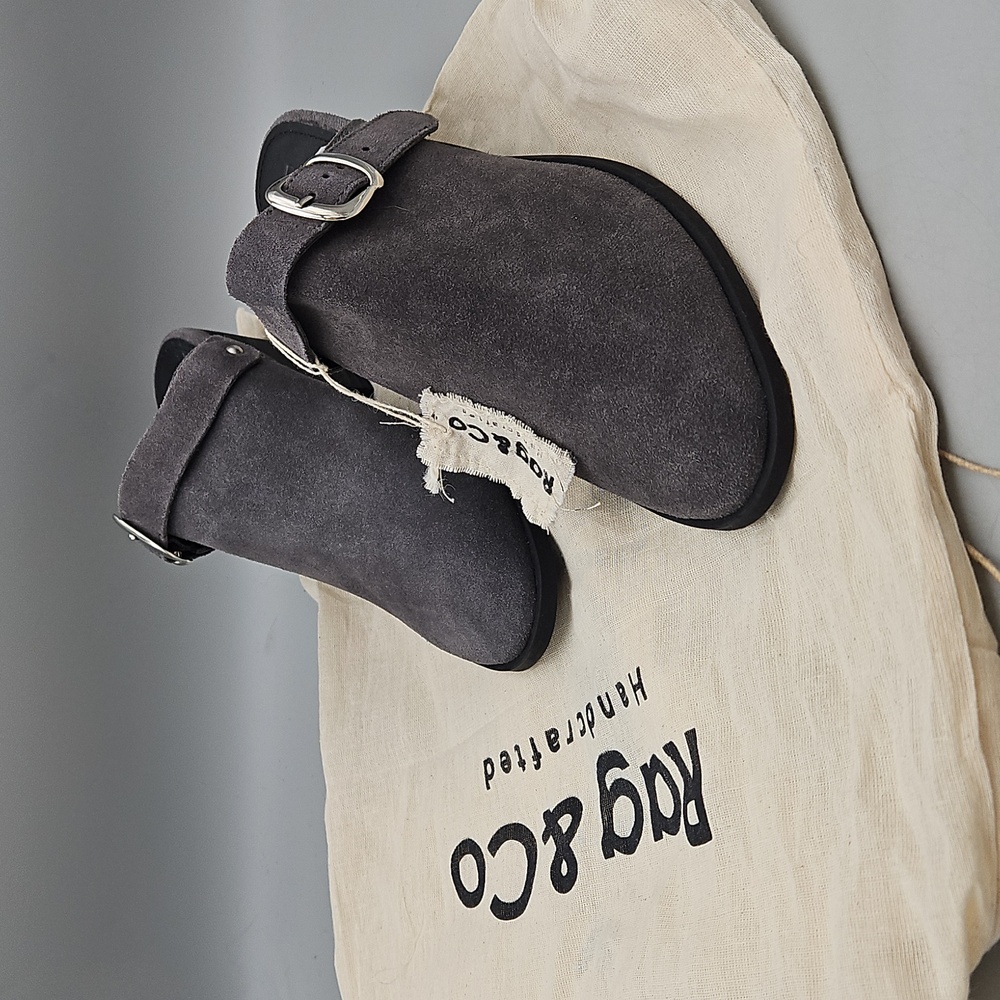 Rag & Co Grey mules Slip On Women 8 Grey Tarrah